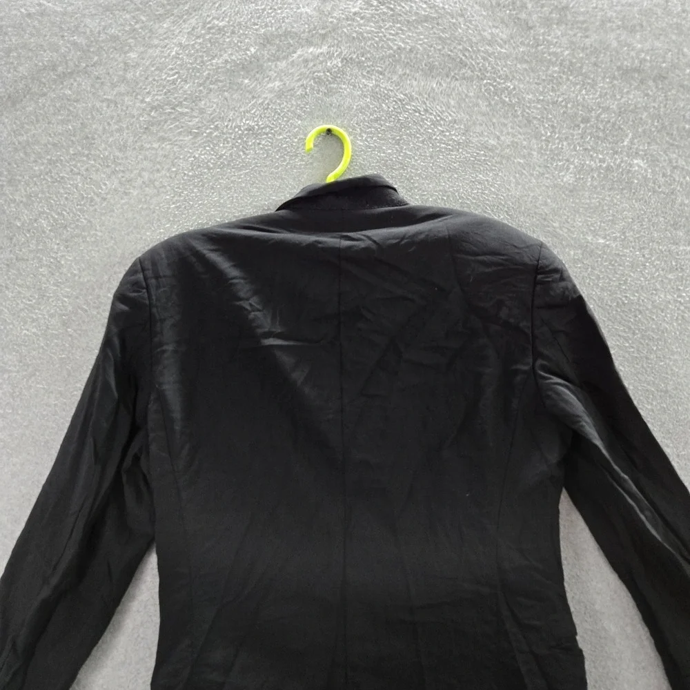 VINTAGE Hugo‎ Boss Men Blazer 38S Black Wool Suit Jacket Button Long Sleeve